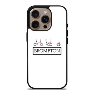 BROMPTON FOLDED BIKE LOGO 2 iPhone 16 Pro Case Cover