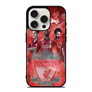 LIVERPOOL FC TRIO FIRMINO MANE SALAH iPhone 15 Pro Case Cover