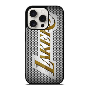 LOS ANGELES LAKERS METAL LOGO iPhone 15 Pro Case Cover