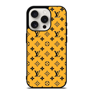LOUIS VUITTON LV YELLOW PATERN ICON LOGO iPhone 15 Pro Case Cover