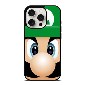 LUIGI SUPER MARIO FACE iPhone 15 Pro Case Cover