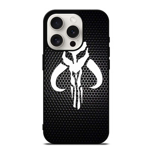 MANDALORIAN METAL CARBON LOGO iPhone 15 Pro Case Cover