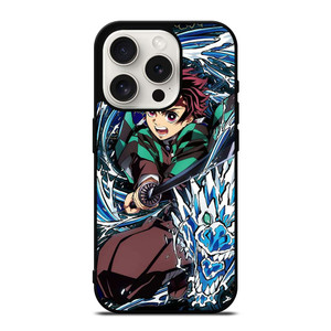 MANGA DEMON SLAYER TANJIRO KAMADO ANIME iPhone 15 Pro Case Cover