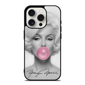 MARILYN MONROE PINK BUBBLEGUM iPhone 15 Pro Case Cover