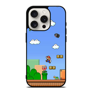 MARIO BROS GAME NEW iPhone 15 Pro Case Cover