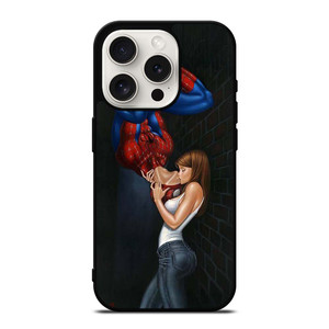MARY JANE SPIDERMAN KISSING iPhone 15 Pro Case Cover