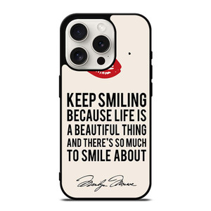 MARYLIN MONROE QUOTES iPhone 15 Pro Case Cover