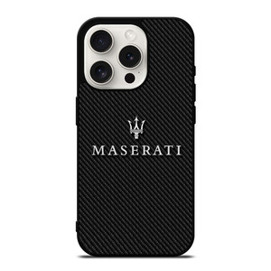 MASERATI LOGO CARBON iPhone 15 Pro Case Cover
