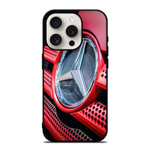 MERCEDES BENZ LOGO EMBLEM RED iPhone 15 Pro Case Cover