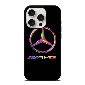 MERCEDEZ BENS LOGO RAINBOW iPhone 15 Pro Case Cover