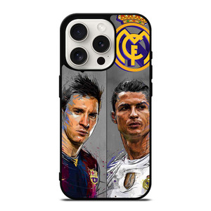 MESSI RONALDO iPhone 15 Pro Case Cover