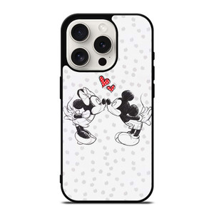 MICKEY AND MINIE MOUSE KISSING Disney iPhone 15 Pro Case Cover