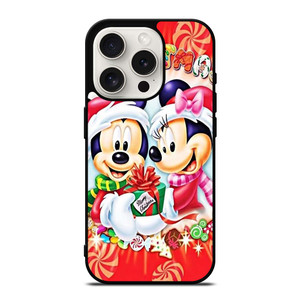 MICKEY MINNIE MOUSE DISNEY CHRISTMAS iPhone 15 Pro Case Cover