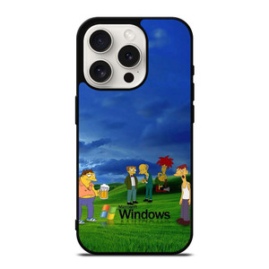 MICROSOFT WINDOWS THE SIMPSONS iPhone 15 Pro Case Cover