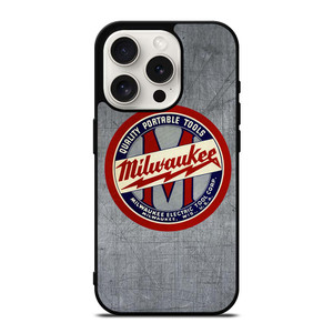 MILWAUKEE PORTABLE TOOL LOGO METAL ICON iPhone 15 Pro Case Cover