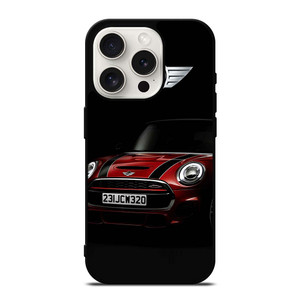 MINI COOPER CAR RED iPhone 15 Pro Case Cover