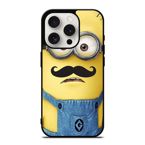 MINION WITH MOUSTACHE iPhone 15 Pro Case Cover