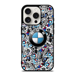 NEW BMW STICKER BOMB iPhone 15 Pro Case Cover