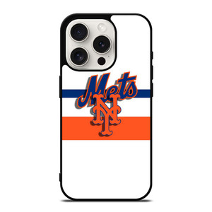 NEW YORK METS LOGO BASEBALL TEAM ICON iPhone 15 Pro Case Cover