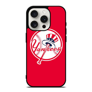 NEW YORK YANKEES BASEBALL CLUB LOGO RED iPhone 15 Pro Case Cover