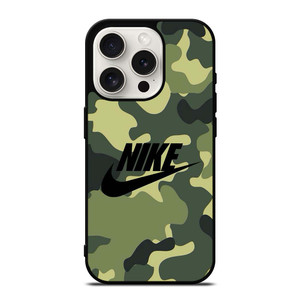 NIKE CAMO iPhone 15 Pro Case Cover
