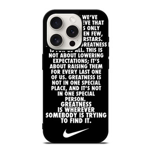 NIKE QUOTE iPhone 15 Pro Case Cover