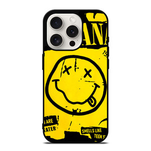NIRVANA ROCK BAND SMILEY iPhone 15 Pro Case Cover NIRVANA ROCK BAND SMILEY iPhone 15 Pro Case Cover