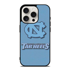 NORTH CAROLINA TAR HEELS LOGO BASKETBALL UNIVERSITY TEAM iPhone 15 Pro Case Cover