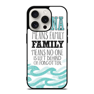 OHANA FAMILY QUOTES STITCH LILLO iPhone 15 Pro Case Cover