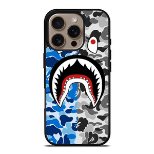 CAMO BAPE SHARK iPhone 16 Pro Case Cover CAMO BAPE SHARK iPhone 16 Pro Case Cover