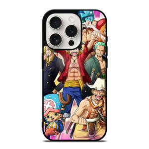 ONE PIECE CHARACTER STRAW HATS iPhone 15 Pro Case Cover