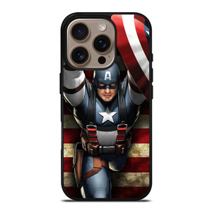 CAPTAIN AMERICA MARVEL iPhone 16 Pro Case Cover CAPTAIN AMERICA MARVEL iPhone 16 Pro Case Cover
