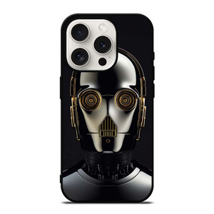 STAR WARS DROID C-3PO FACE iPhone 15 Pro Case Cover