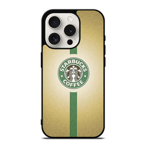 STARBUCKS COFFEE GREEN STRIPE iPhone 15 Pro Case Cover