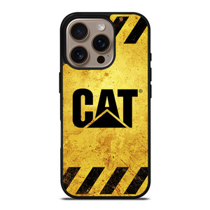CATERPILLAR CAT LOGO STRIPE iPhone 16 Pro Case Cover CATERPILLAR CAT LOGO STRIPE iPhone 16 Pro Case Cover