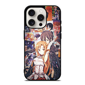 SWORD ART ONLINE KIRITO AND ASUNA iPhone 15 Pro Case Cover