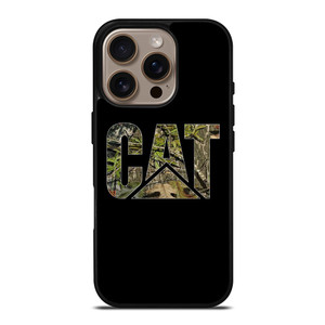 CATERPILLAR CAT TRACTOR LOGO CAMO ICON iPhone 16 Pro Case Cover