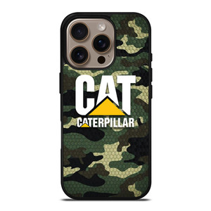 CATERPILLAT TRACTOR LOGO CAT CAMO ICON iPhone 16 Pro Case Cover