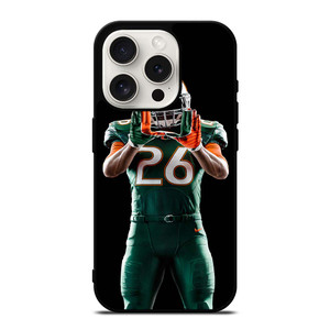 UM MIAMI HURRICANES FOOTBALL iPhone 15 Pro Case Cover UM MIAMI HURRICANES FOOTBALL iPhone 15 Pro Case Cover