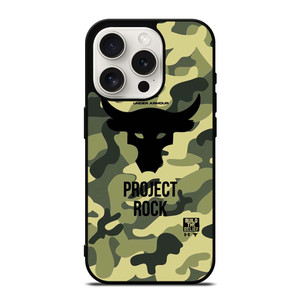 UNDER ARMOUR LOGO PROJECT ROCK CAMO iPhone 15 Pro Case Cover UNDER ARMOUR LOGO PROJECT ROCK CAMO iPhone 15 Pro Case Cover