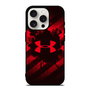 UNDER ARMOUR RED STRIPE LOGO iPhone 15 Pro Case Cover