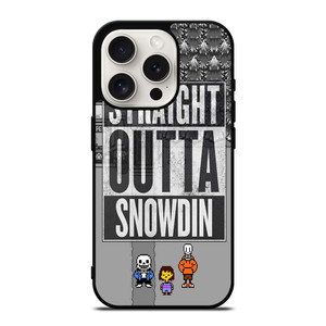 UNDERTALE STRAIGHT OUTTA SNOWDIN iPhone 15 Pro Case Cover UNDERTALE STRAIGHT OUTTA SNOWDIN iPhone 15 Pro Case Cover