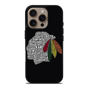 CHICAGO BLACKHAWKS NAMES iPhone 16 Pro Case Cover