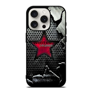 WINTER SOLDIER METAL LOGO AVENGERS iPhone 15 Pro Case Cover WINTER SOLDIER METAL LOGO AVENGERS iPhone 15 Pro Case Cover