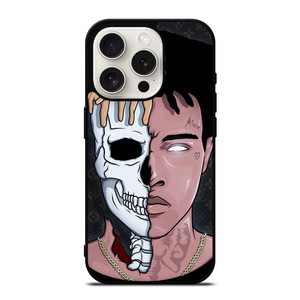 XXXTENTACION SKUL FACE iPhone 15 Pro Case Cover XXXTENTACION SKUL FACE iPhone 15 Pro Case Cover