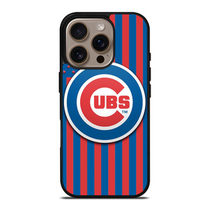 CHICAGO CUBS LOGO BASEBALL TEAM USA FLAG iPhone 16 Pro Case Cover