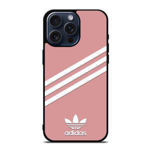ADIDAS ORIGINALS STRIPES PINK iPhone 15 Pro Max Case Cover