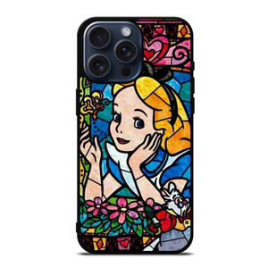 ALICE IN WONDERLAND GLASS DISNEY iPhone 15 Pro Max Case Cover ALICE IN WONDERLAND GLASS DISNEY iPhone 15 Pro Max Case Cover