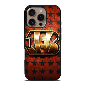CINCINNATI BENGALS FOOTBALL TEAM LOGO iPhone 16 Pro Case Cover