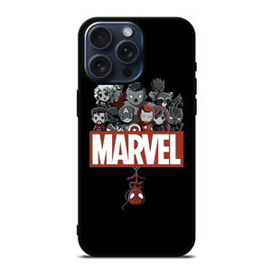 AVENGERS ENDGAME SUPERHERO KAWAII iPhone 15 Pro Max Case Cover